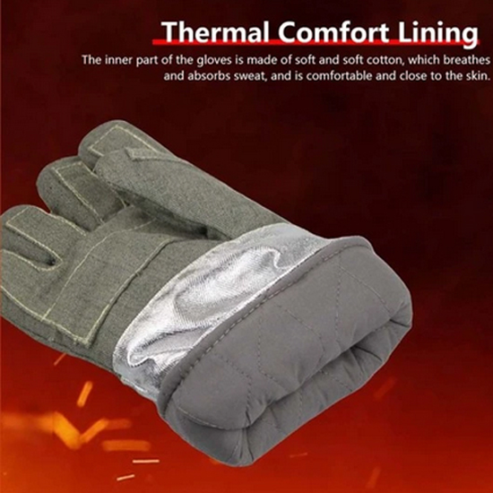 S1000 degree proximity safety gloves multi layer thermal insulation profile