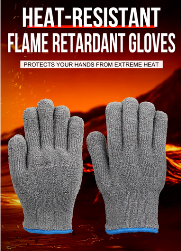 S1070D double layer terry cloth commercial oven handling gloves